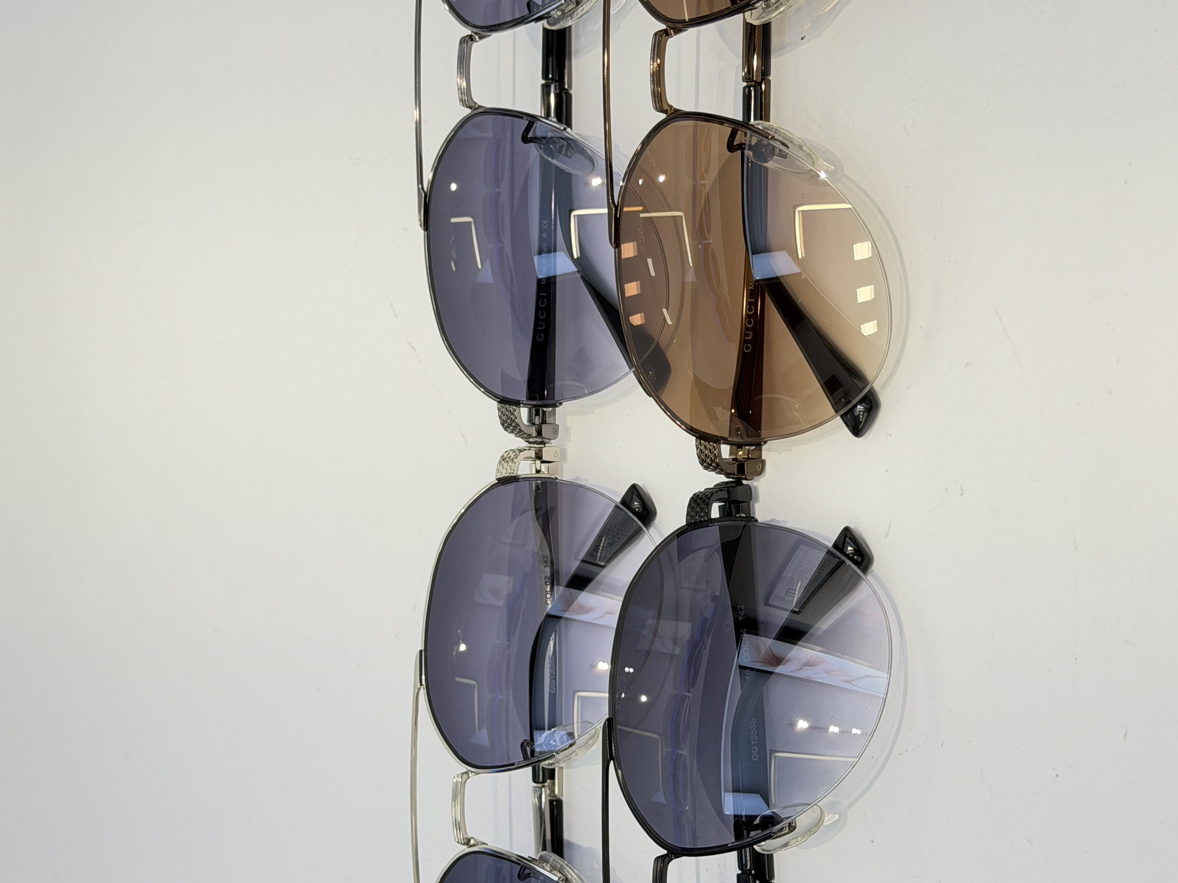 عینک آفتابی لنز لگو گوچی Gucci مدل GG1358S فلزی