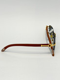 عینک آفتابی کارتیرCartier مدل FRANCE CE 81339145کائوچوی